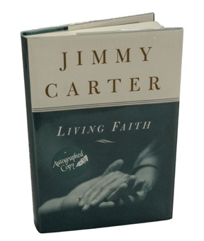 Jimmy Carter Signed "Living Faith" Book